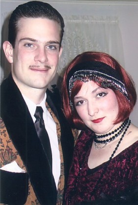 My husband and I at Halloween
